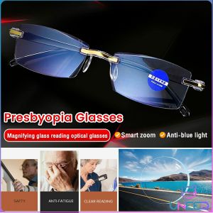 Need Frameless Reading Glasses Anti-blue Presbyopia Glasses Farsightedness Glasses