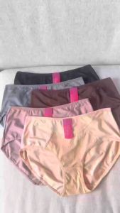 ESUNA กางเกงในบางผู้หญิง Mid-rise ตาข่ายระบายอากาศได้ ใส่สบาย ผ้าเนื้อนุ่ม