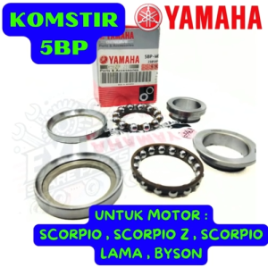 KOMSTIR YAMAHA KODE-5BP 100 % ASLI YAMAHA SCORPIO-Z-LAMA/ BYSON COMSTIR BEARING STANG STIR YGP ASLI.