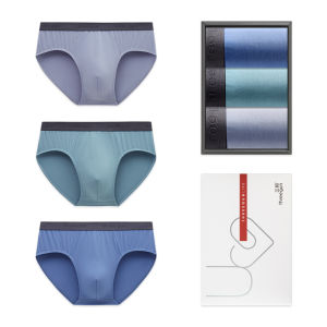 THREEGUN | Cool Antibacterial Breathable Mens Briefs