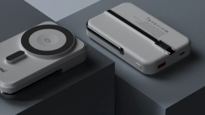 Power Bank Trusmi 10000 mAh (Cable Type C) | Powerbank Wireless + Stand Hp | Charger iWatch Fast Charging - FR GALLERY