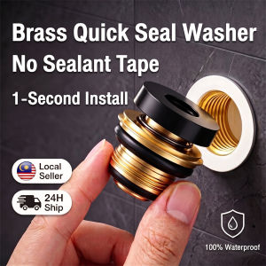 1/2 Brass Faucet Washer Automatic Water Stop Valve Core Leak Proof Rubber Gasket Sealing Ring Spring Check Repair Insert