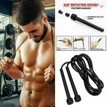 SKIPPING TALI LOMPAT PVC GAGANG Jump Rope Speed Rope Wannafit Bandung