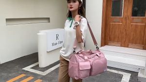 ZIARA กระเป๋าถือกระเป๋าเดินทาง Duffel ความจุขนาดใหญ่แยกเปียกและแห้งกระเป๋ายิมพับเก็บได้