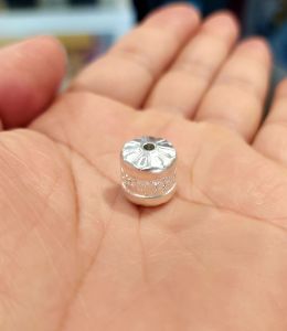 Charm bạc 925 lu tròn chuyên mix vòng taydây chuyền phụ kiện trang sức cao cấp.