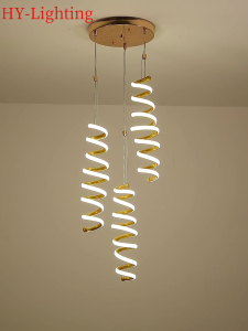 Lampu Gantung Makanan Minimalis Modern LED Lampu Lampu Gantung 3 Warna Dekorasi Ruang Lampu Tamu Elegan Lampu Meja Tidur Kamar