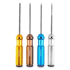 1PC RC Tools Hexagonal Screwdriver Hardened Titanium Plated 1 Piece 1.5 2.0 2.5 3.0mm Screwdriver for Helicopter Toys