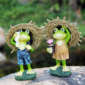 Little Frog Garden Decoration Balcony Courtyard Decoration Resin Crafts Creative Gardening Layout Cartoon Outdoor Modeling