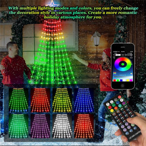 305-LED RGB Remote Control Star Lights 3 Meters USB Powered with App and 10 Modes For Tree Patio Garden Birthday Decoration