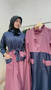 BAJU MUSLIM ATEFA MAXY M L XL