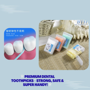 ToothPick Brush 200 per Box-Say goodbye to stuck food and hello to a fresher smile! Our food-grade dental toothpick Brush are designed to be strong flexible and gentle on gums perfect for everyday oral care.Cleans between teeth without hurting gums