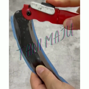 Foldable Grass Sickle Knife Rubber Grip⏳Pisau Sabit Rumput Lipat Long Handle Sickle Weeding Garden Tool/ A039.1