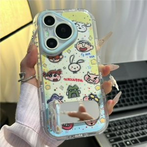 Cute Cartoon Pencil Holder Phone Case for Huawei Pura80/70pro Mate70/60 Nova14/13/12pro OPPO FindX8 Couple Protective Cover Ins Style