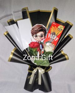 Buket Topper Teachers Day/Buket Kosongan uang dan Snack hari guru
