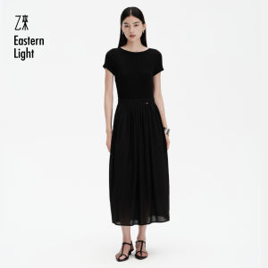 Eastern Light | Flattering Silk-Wool Blend Dress
