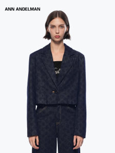 ANN ANDELMAN | Laser Burning Floral Short Jacket