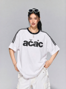 A chock | Classic American Stripes Star Polka Dot Print T-shirt
