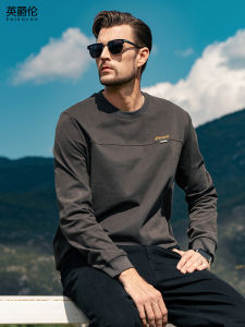Enjeolon | Long Sleeve Split Construct Long Staple Cotton T-Shirt 250g
