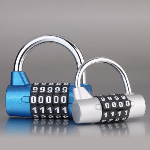 45 Digit Number Combination Travel Password Lock Combination Padlock Zinc Alloy 4 Colors Coded Lock Security Safely Code New