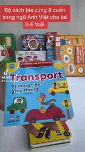 [Voucher 10k]Tr.ọn b.ộ Th.ư vi.ện hình ảnh song ngữ Anh Việt dành cho bé 0-6 tuổi
