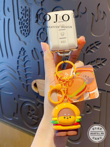 Jojos L PD Resin Toy Dog Keychain Delicious Food Themed Doggy Keyring Circle Fashionable Bag Accessory from China