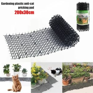 2M Balcony Anti Cat Thorn Mat Plastic Scarer-Spike Tool Drive Away Cat Dogs Prevent Sabotage Household Garden Anti-Cat Dog Grid