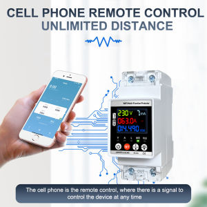 Tuya WiFi Intelligent Circuit Breaker Single Phase Electric Meter Din-rail Mounting Reclose Switch Automatic Reclosure Protector