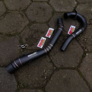 Pipa leheran header BORE UP motor klx 150 crf 150 L dtracker 150 wr155 inlet 50mm KOMPETISI TRABAS