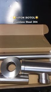 Sifon Leher Angsa Wastafel Pencet On Off Soligen Afur Air Stainless