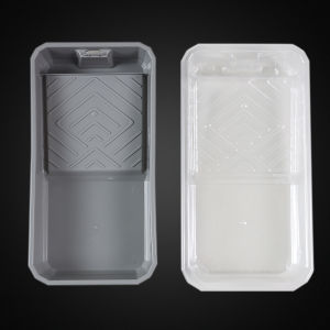 4-piece set of economical paint trays with 3 disposable liners for convenient and time-saving quick construction.