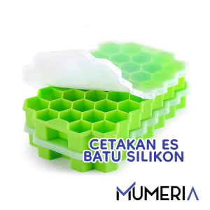 Cetakan Es Batu Silikon Ice Cube Tray Agar Jelly Buah Coklat Honeycomb Flexibel Hexagonal Food Grade