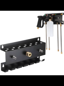 1/4 Inch Quick Connect Wall Mount Holder - Pressure Washer Nozzle Soap Sprayer Storage