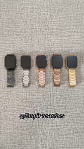 Empirewatches Jam Tangan LED Watch JSS3397 Rainbow Digital Pria Wanita Cowok Cewek Rantai Stainless