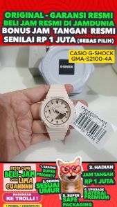 CASIO ORIGINAL - CASIO G-SHOCK GMA-S2100-4AD - Women LA - Resin - Pink - Jam dunia JD18 # Jam Tangan Wanita Jam Wanita G SHOCK GSHOCK + CASIO GMA-S2100-4A GMA S2100 4A GMA-S2100 S 2100 GMAS2100 GMA-S2100 GMAS2100 GMA-2100 $ WR2 STR BS7 S002