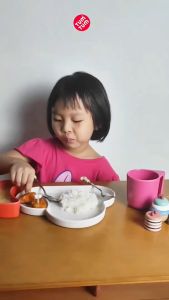 TUM TUM Eco Cloud Dining Set - Peralatan Makan Anak