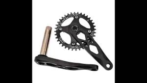 GOLDIX | GOLDIX MTB Crankset Forged Aluminum Alloy 104BCD Narrow Wide Chainring 170mm High Strength Mountain Bike Bicycle Cycling Parts