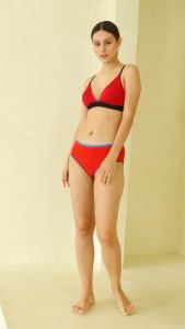 Bra Wanita Tanpa Kawat Busa Tipis TORI Full Cup Motif Polos: Pakaian Dalam / Underwear TR125