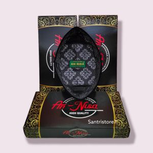 Peci Hitam An Nisa Kopiah kopiah Dewasa Pria Kopiah Santri Songkok Hitam Polos Tinggi 6 7 8 9 10 Cm Bludru Kualitas Super Halus Lembut