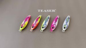 Mồi Câu Kim Loại TEASER J172 Long Cast Shore 40g-100g Phát Sáng UV Câu Cá Biển Trên Thuyền Chuyên Câu Cá Thu Tây Ban Nha