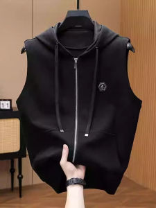 YEBO | Relaxed Casual Zip Hooded Vest