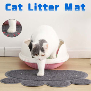 Waterproof Cat Litter Mat Non-slip Double Layer Litter Box Mat Trapping Mat Cat Trapper Pad
