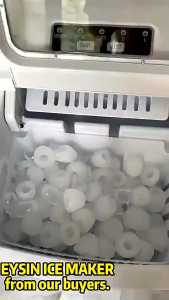 FSF Home 1.2L Ice Maker Machine Household Intelligent Ice Cube Maker Machine Fast Ice Cube 12KG/24H#CF016