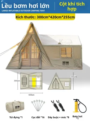WOLFNEST | Lều Dã Ngoại Phao Bơm Hơi Chống Thấm Nước Cỡ Lớn