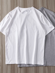 QYR | Áo Thun Cổ Tròn Tay Ngắn Form Rộng Bằng Cotton