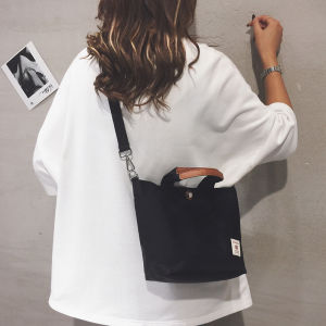 Casual Canvas Shoulder Bag Womens Student Crossbody Bag Summer 2025 New Style Japanese Style Versatile Ins Inspired Handbag