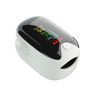 AiQUE Finger Pulse Oximeter Medical Grade SpO2 Monitor TFT Portable Blood Oxygen Saturation Monitor for Adults Seniors