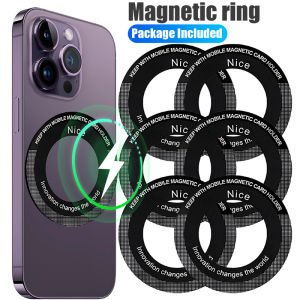 4PCS For Magsafe Magnetic Metal Ring for Phone Universal Metal Sticker Support Wireless Charger Plate Sheet Magnet Car Holder