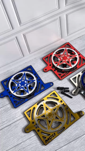 COVER RADIATOR SPINER MOSCOW AKRILIK TEBAL 3 MM BINTANG SERIES TWO TONE MOTOR VARIO 160 ABS CBS ADV 160 PCX 160 STYLO 160 2025 TUTUP COVER RADIATOR + KIPAS SPINNER VARIASI MOTOR PNP FREE BAUT BOSHING PENUTUP SARINGAN RADIATOR MOTOR MODEL MIRROR BINTANG