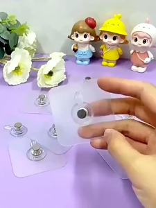 50pcs Self-Adhesive Hook- Strong Adhesive Picture Frame Nails Hook- Seamless Hanging Clock Holder