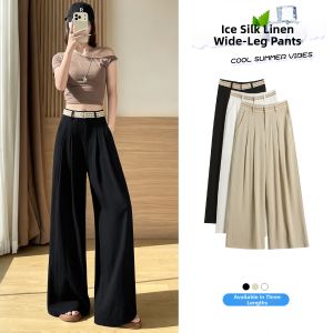 La Chapelle | Summer Thin Lightweight Casual Linen Wide-leg Pants
